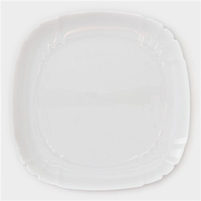 Набор подстановочных тарелок Luminarc Lotusia, d=25,5 см, стеклокерамика, 6 шт, цвет белый