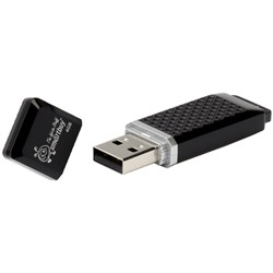 Память Smart Buy "Quartz"  4GB, USB 2.0 Flash Drive, черный