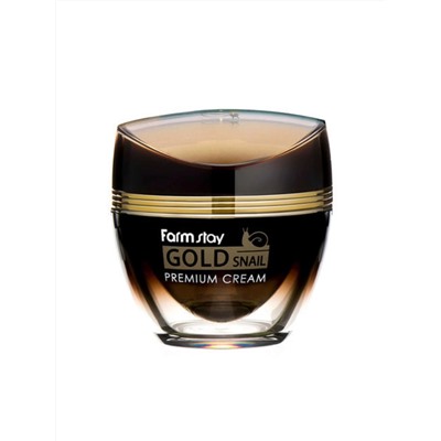 FARMSTAY - КРЕМ ДЛЯ ЛИЦА С ЗОЛОТОМ И МУЦИНОМ УЛИТКИ GOLD SNAIL PREMIUM CREAM, 50 ML