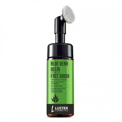 LUSTER Aloe Vera &amp; Neem Foaming Face Wash Пенка для умывания с экстрактами Алоэ Вера и нима 100мл