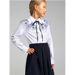 Комплект для девочки: блузка, воротник