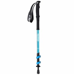 Треккинговая палка Naturehike ST 01 6061 (3-секции) NH17D001-Z (62-135cm) голубой