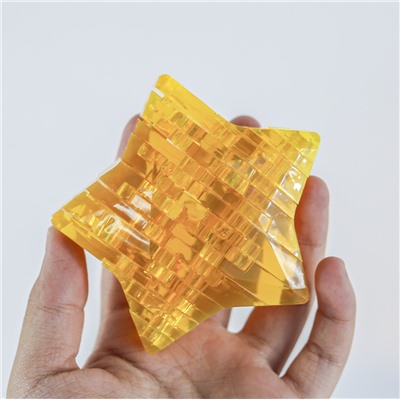 Yuxin 3D-Пазл "Звезда" Желтая Crystal Puzzle