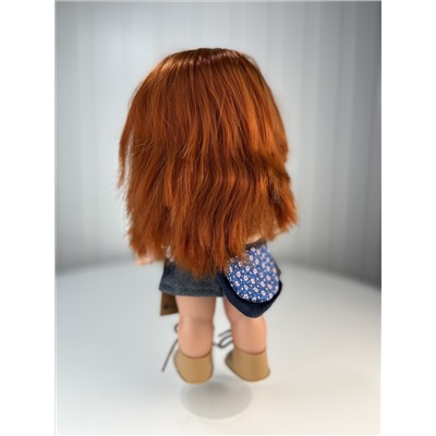 Кукла "Бетти", рыжие волосы, в юбке и свитере, 30 см, арт. 3138