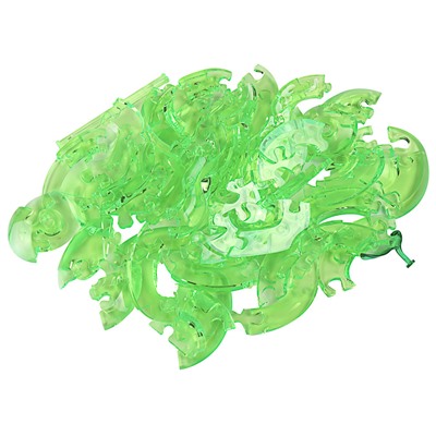 Yuxin 3D-Пазл "Яблоко" Зеленое Crystal Puzzle