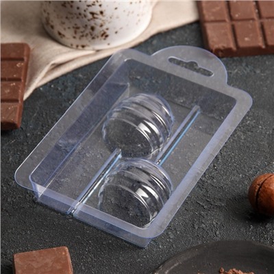 Форма для шоколада и конфет «Яйцо на палочке спиральное», 14×9 см, цвет прозрачный