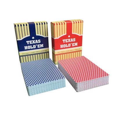 Premium Poker Карты пластиковые Texas Hold'em, синие