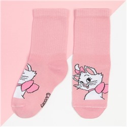 Носки для девочки «Мари", Коты Аристократы, DISNEY, 16-18 см, цвет розовый