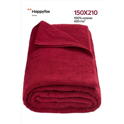 Махровая простыня 150Х210 Happy Fox Home