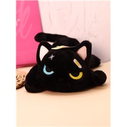 Мягкая игрушка "Cat", black, 24 см