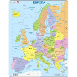 Пазл Larsen «Политическая карта Европы», русский, 37 эл.