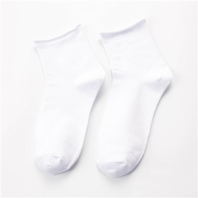 Классика | Однотонные носки (белый)