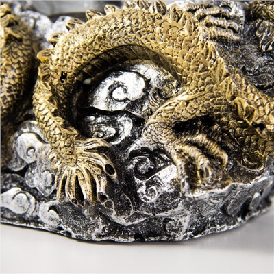 Плазменый шар "Драконы" золото 23х12х18 см
