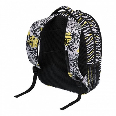 Ученический рюкзак ErichKrause® EasyLine® с двумя отделениями 20L Zebra Flower