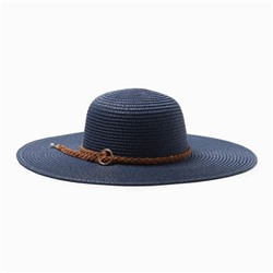 Шляпа женская MINAKU, цв. синий, р-р 58