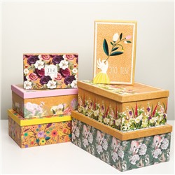 Набор подарочных коробок 6 в 1 «Flower», 20 х 12.5 х 7.5 ‒ 32.5 х 20 х 12.5 см