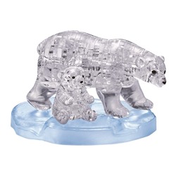 Crystal Puzzle Два белых медведя, 3D-головоломка