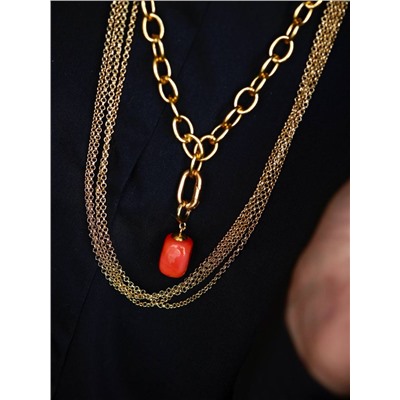 Ожерелье "Код неповторимости" оранжевый