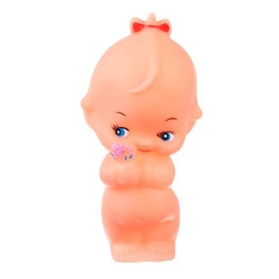 Резиновая игрушка для ванны «Девочка», с пищалкой, 1 шт, Крошка Я