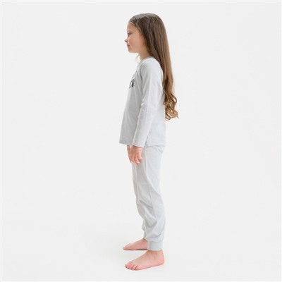 Пижама детская для девочки KAFTAN Sister, р.30 (98-104), серый