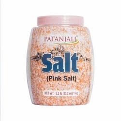 Patanjali Pink Salt  Sendha Namak Гималайская розовая соль 1кг