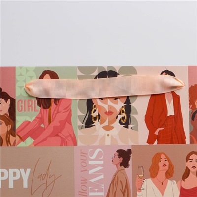 Пакет ламинированный вертикальный «Девушки», XL  40 × 49 × 19 см