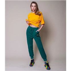 Спортивные брюки #КТ6662, зеленый