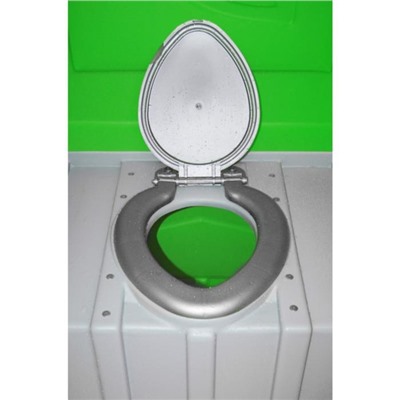 Туалетная кабина, разборная, 1.15 × 1.11 × 2.22 м, на выгребную яму, зелёная, «Дачник»