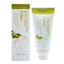 LEBELAGE Крем для ног смягчающий МАСЛО ОЛИВЫ Daily Moisturizing Olive Foot Cream, 100 мл