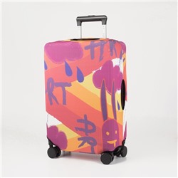 Чехол на чемодан 24", цвет разноцветный