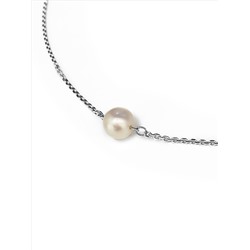 Серебряное колье-чокер "Base pearl"