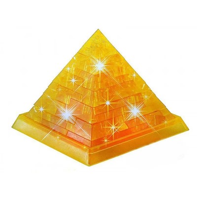 Yuxin 3D-Пазл "Египетская Пирамида" Желтая Crystal Puzzle