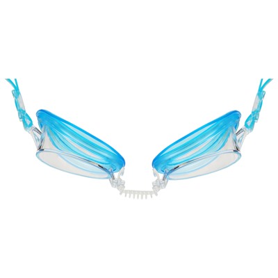 Очки для плавания детские «На волне» «Акула», беруши, цвет голубой