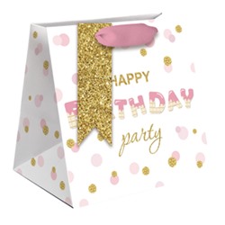 Пакет подарочный «BirthDay», party (16*16*16)