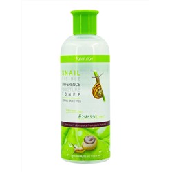 FARMSTAY - ТОНЕР ДЛЯ ЛИЦА С ЭКСТРАКТОМ УЛИТКИ SNAIL VISIBLE DIFFERENCE MOISTURE TONER, 350 ML