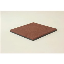 Плитка резиновая 50х50х3 см полнот коричневый