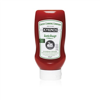 Кетчуп томатный KYKNOS 580г пластик