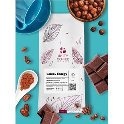 Зерновой кофе Unity Coffee смесь Energy 1000гр (Арабика 80%+Робуста 20%)