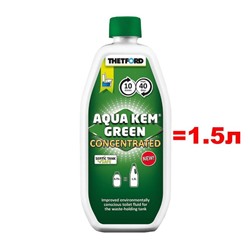 Туалетная жидкость-концентрат Aqua Kem green concentrated 0,75 л