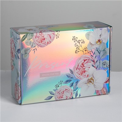Складная коробка «Present special for you», 30,5 × 22 × 9,5 см