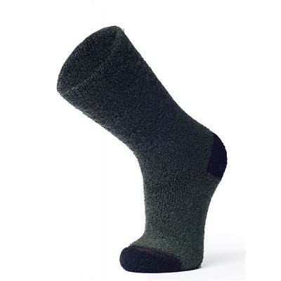 Носки детские из шерсти мериноса для резиновых сапожек серии THERMO+, цвет зеленый