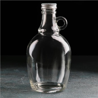Бутыль стеклянная для вина и масла «Джентльмен», 1,2 л, 11,5×11,5×22,5 см