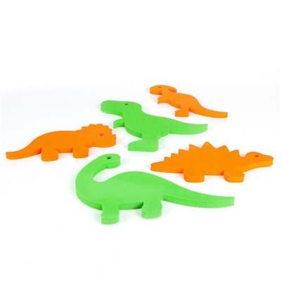 Развивающий набор стикеров для игры в ванне «Динозавры», 5 элементов