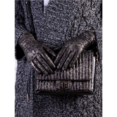 Перчатки женские ш+каш. IS00154 black/bronze