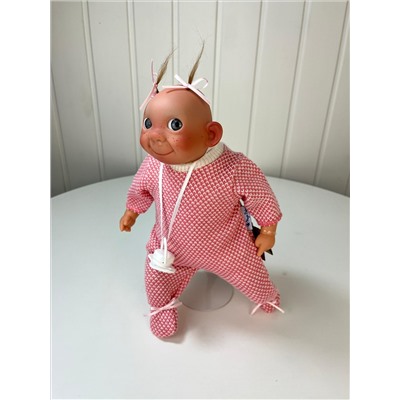 Пупс Каритас, новорожденная девочка, в розовой пижаме, 28 см , арт. 23000D
