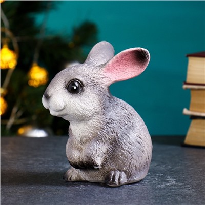 Копилка "Кролик серый" 10х8х12см
