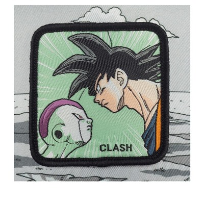 Бейсболка с сеточкой CAPSLAB арт. CL/DBZ4/1/ZIG Dragon Ball Goku and Frieza Clash (серый / оливковый)