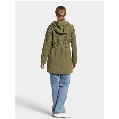 FOLKA Куртка женская  Артикул:504140-692 зеленый холст