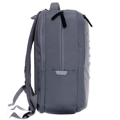 Рюкзак молодёжный Grizzly, 41.5 х 29 х 18 см, эргономичная спинка, отделение для ноутбука, серый