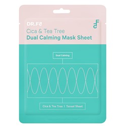 DR.F5 Успокаивающая маска двойного действия с центеллой и чайным деревом (23г)
